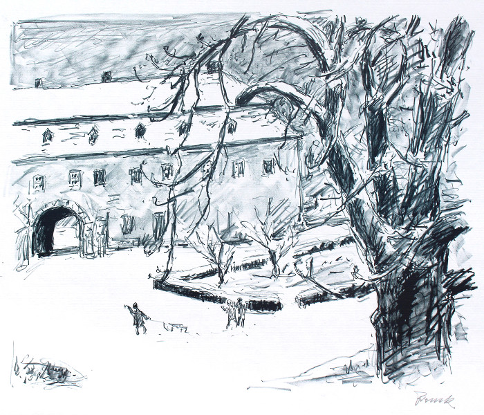 Kloster Arnsburg im Winter